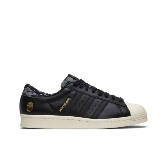 Adidas Superstar 80s x Undefeated x Bape Black