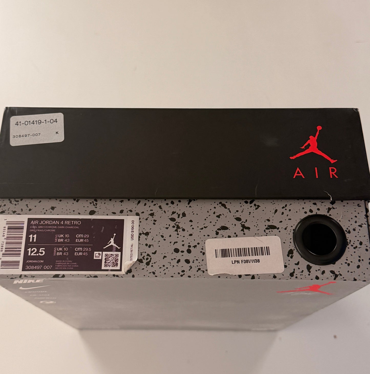 Jordan 4 Retro Cool Grey (2019) (Pre-Owned)