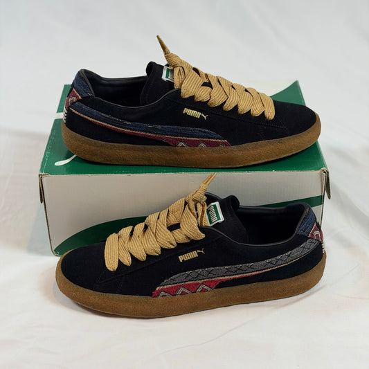 Puma Suede Crepe Pattern Black