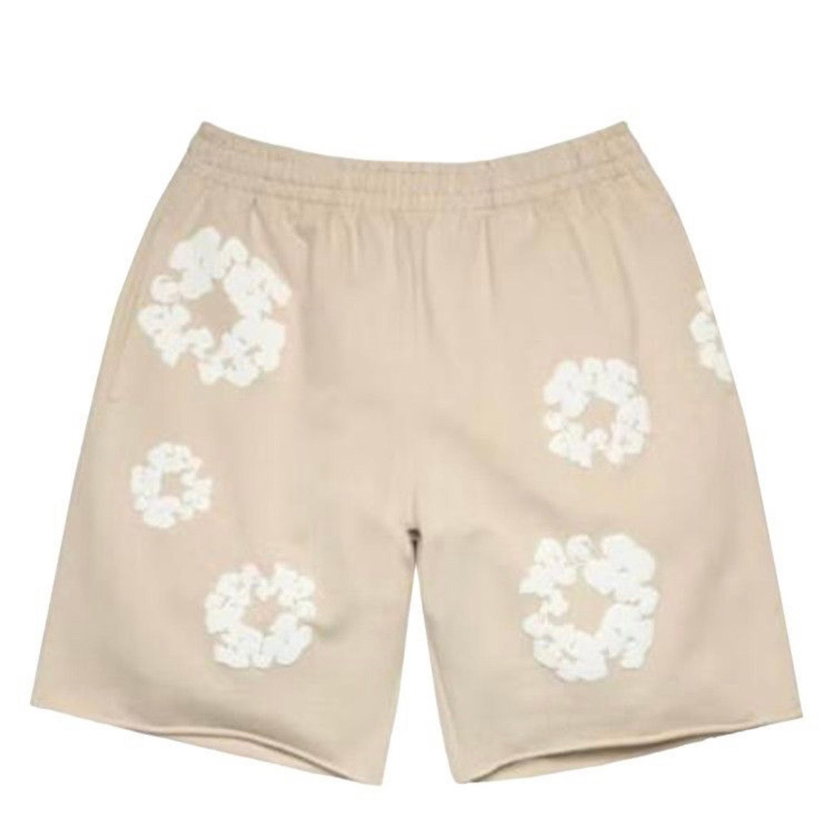 Denim Tears Cotton Wreath Sweatshorts Cream