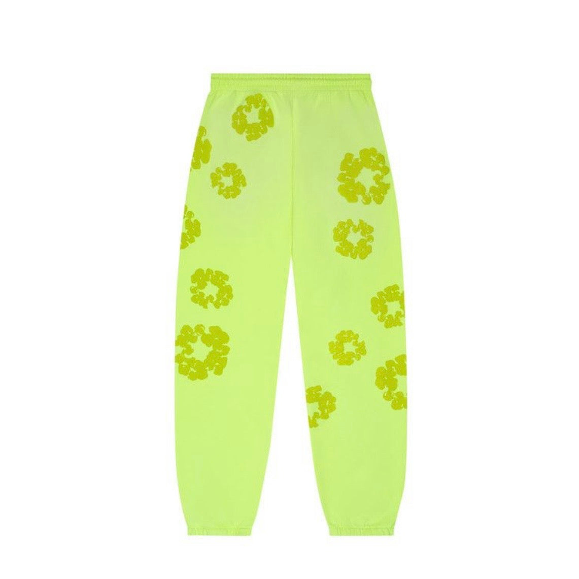 Denim Tears Mono Cotton Wreath Sweatpants Neon Green
