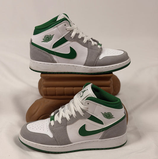 Jordan 1 Mid SE White Pine Green Smoke Grey (GS) (Pre-Owned)