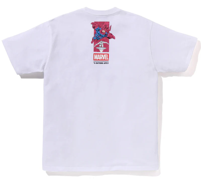 BAPE x F4 Galactus & Silver Surfer Tee White