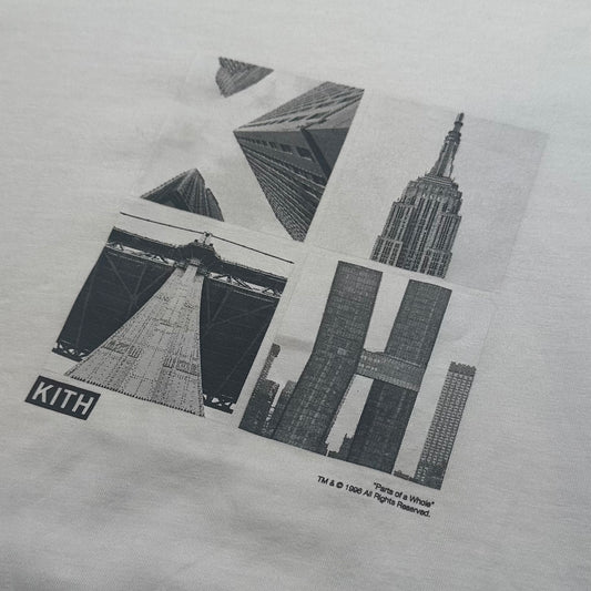 KITH Mens New York "Parts of a Whole" White Tee