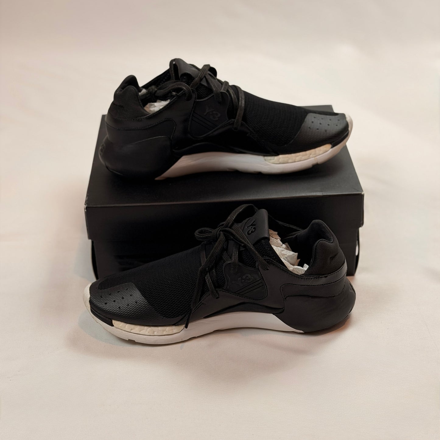 Adidas Y-3 QR Run Black White (Pre-Owned)