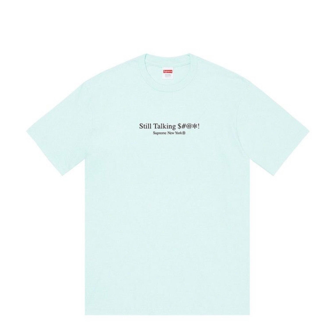 Supreme Still Talking Tee Pale Blue
