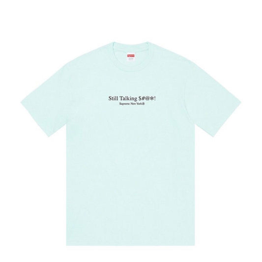 Supreme Still Talking Tee Pale Blue