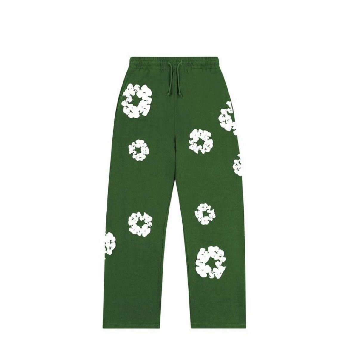 Denim Tears Cotton Wreath Baggy Sweatpants Green
