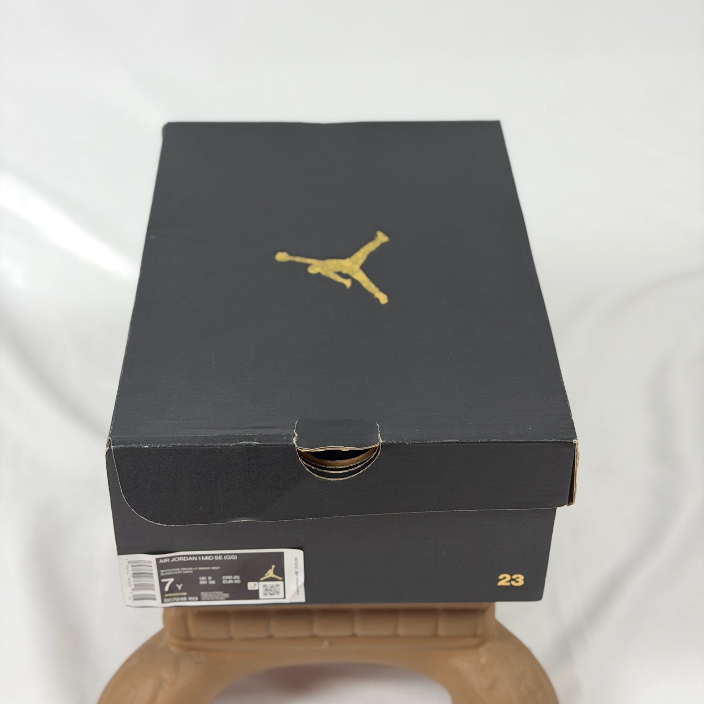 Jordan 1 Mid SE White Pine Green Smoke Grey (GS) (Pre-Owned)