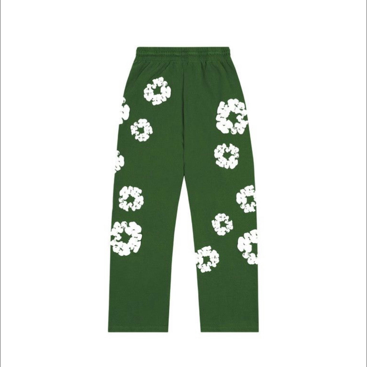 Denim Tears Cotton Wreath Baggy Sweatpants Green