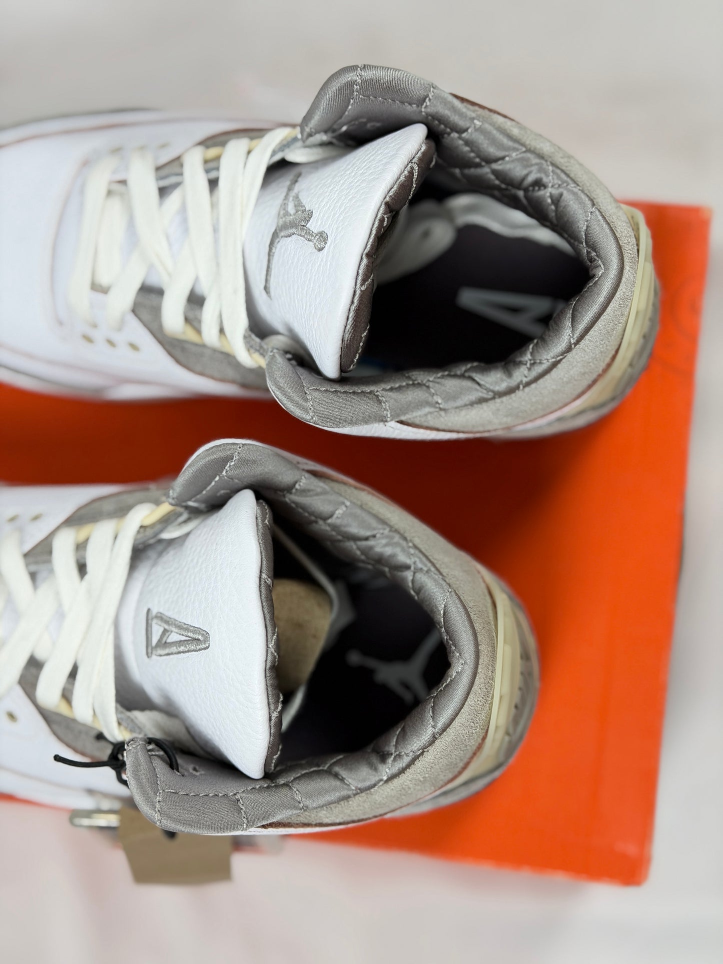 Jordan 3 Retro SP x A Ma Maniere White (Women’s) (New In B Grade Orange Nike Box)