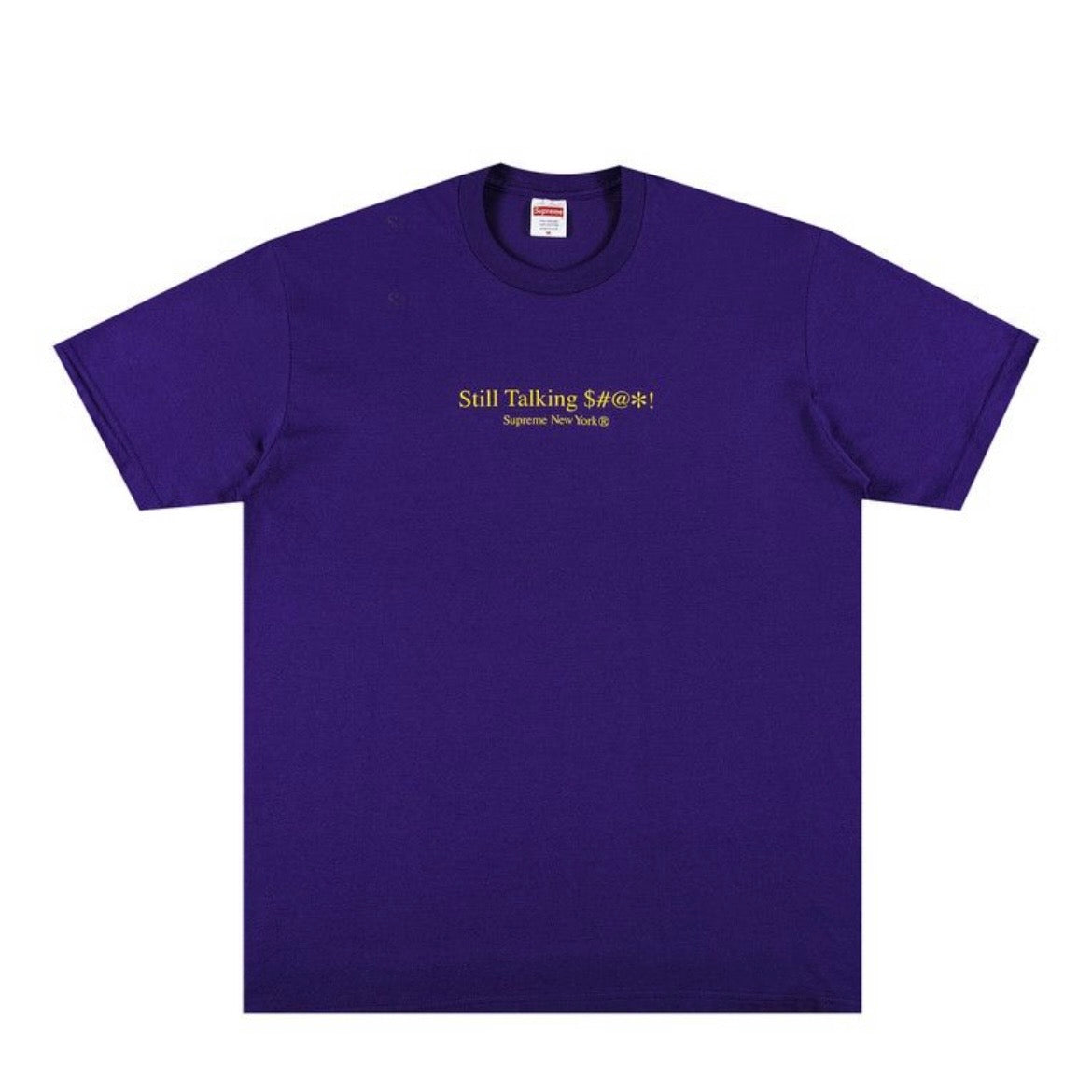 Supreme Still Talking Tee Purple