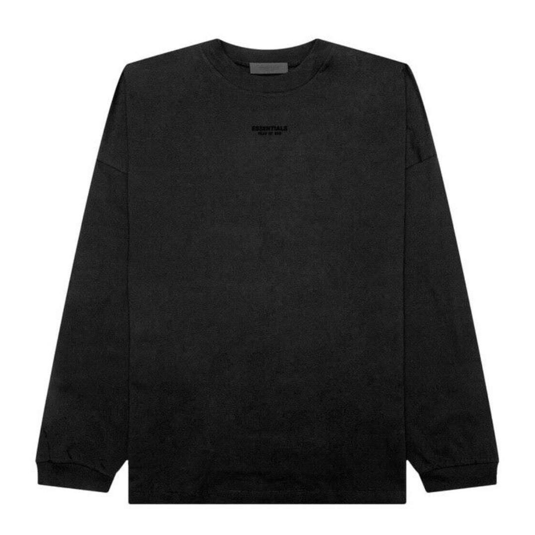 Fear of God Essentials Long-Sleeve Tee 'Jet Black'