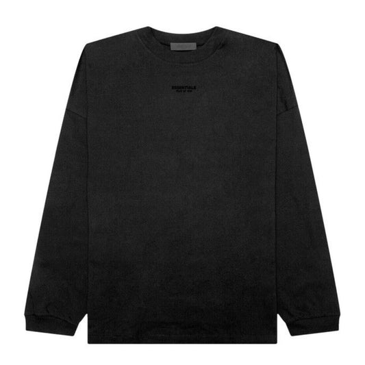 Fear of God Essentials Long-Sleeve Tee 'Jet Black'