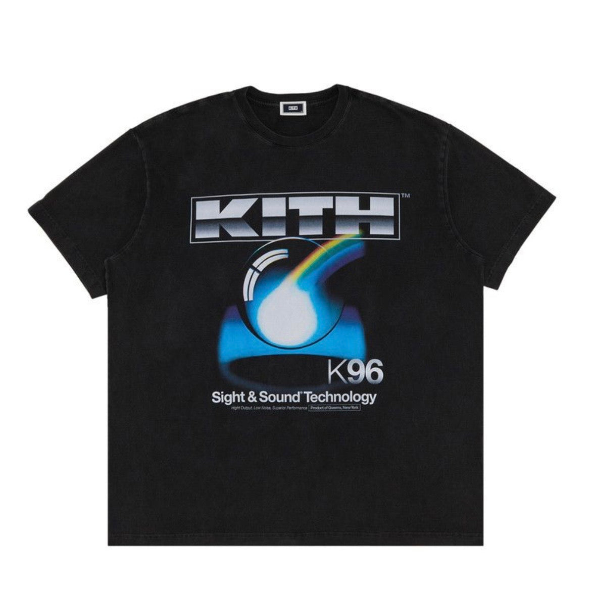 Kith Sight & Sound 1996 Vintage Tee Black