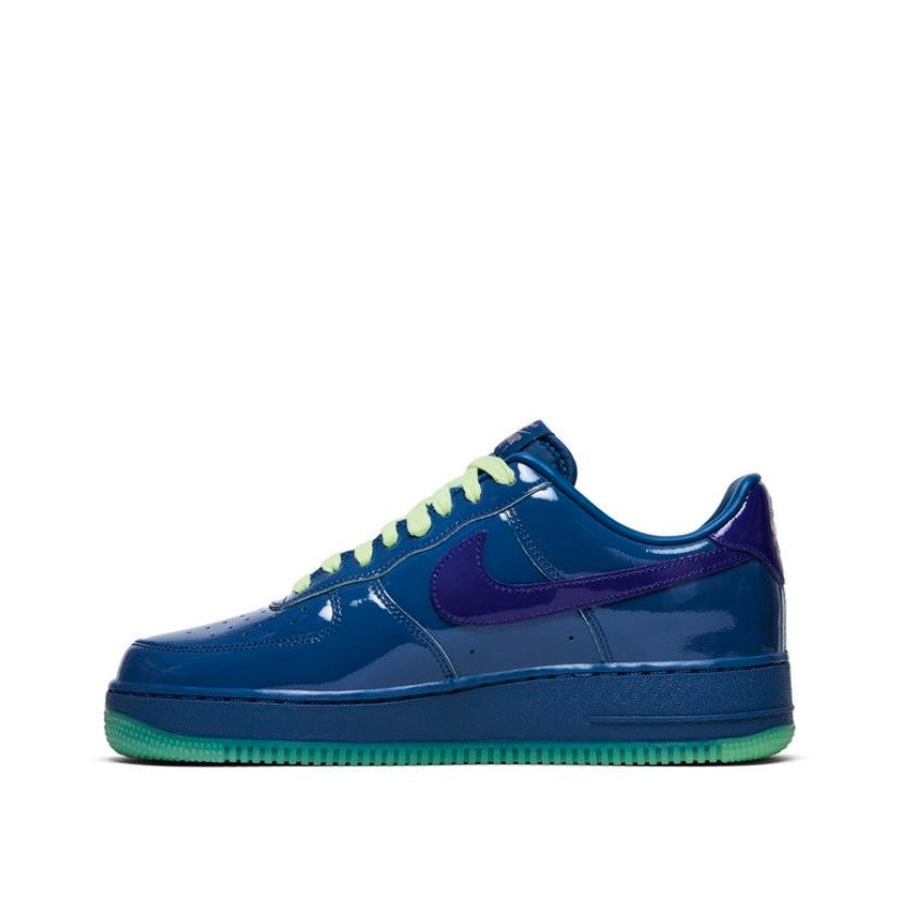 Nike Air Force 1 Low Patent Leather Mystic Navy Ice Grape