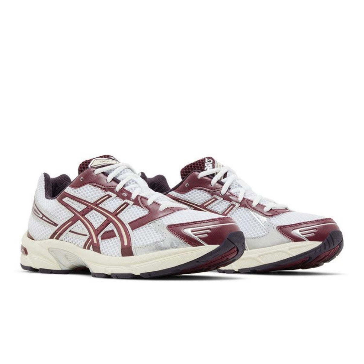 ASICS Gel-1130 White Maroon Banner