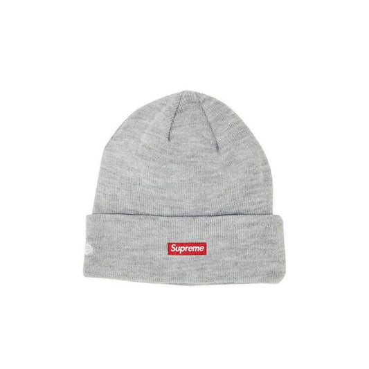 Supreme x New Era S Logo Beanie Heather Grey