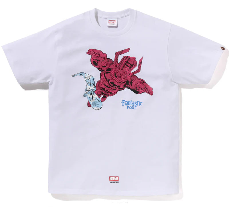 BAPE x F4 Galactus & Silver Surfer Tee White