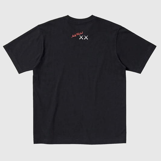 Kaws x Andy Warhol T Shirt Black