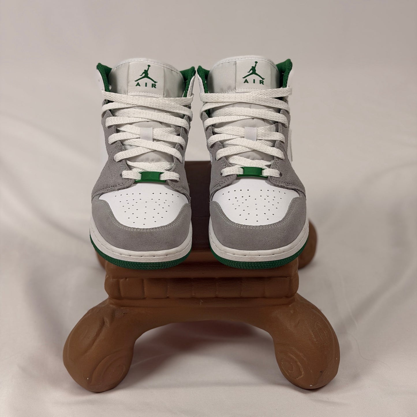 Jordan 1 Mid SE White Pine Green Smoke Grey (GS) (Pre-Owned)