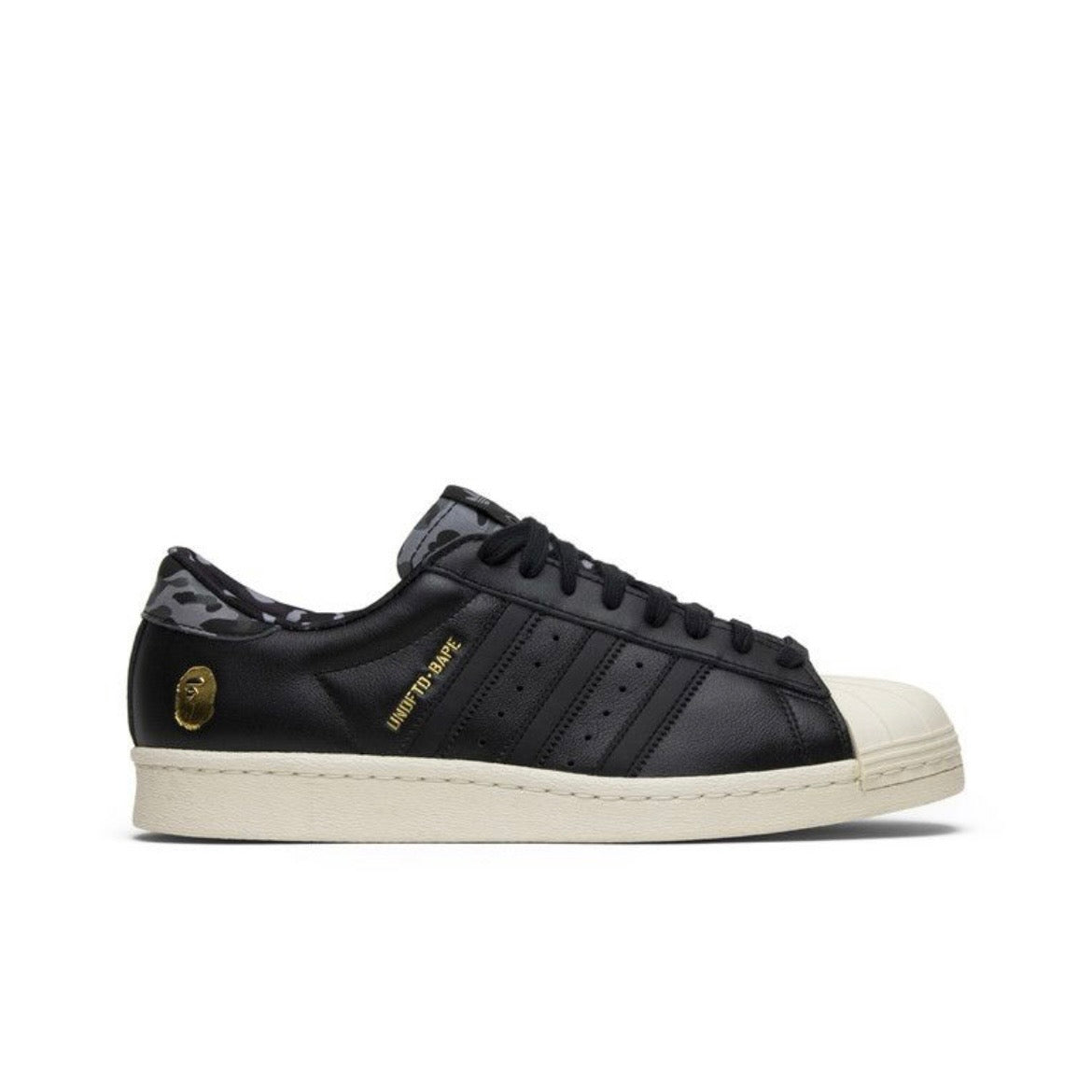 Adidas Superstar 80s x Undefeated x Bape Black