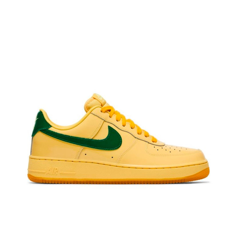 Nike Air Force 1 Low Patent Topaz Gold Pine Green