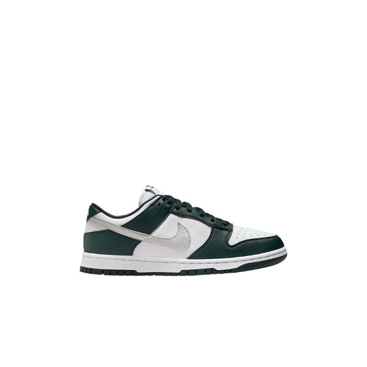 Nike Dunk Low White Green Metallic Silver Swoosh (W)