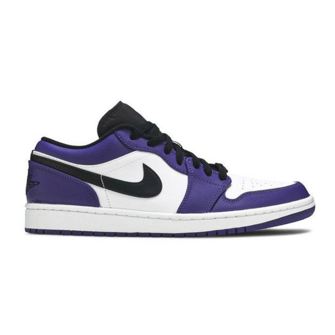 Jordan 1 Low Court Purple White