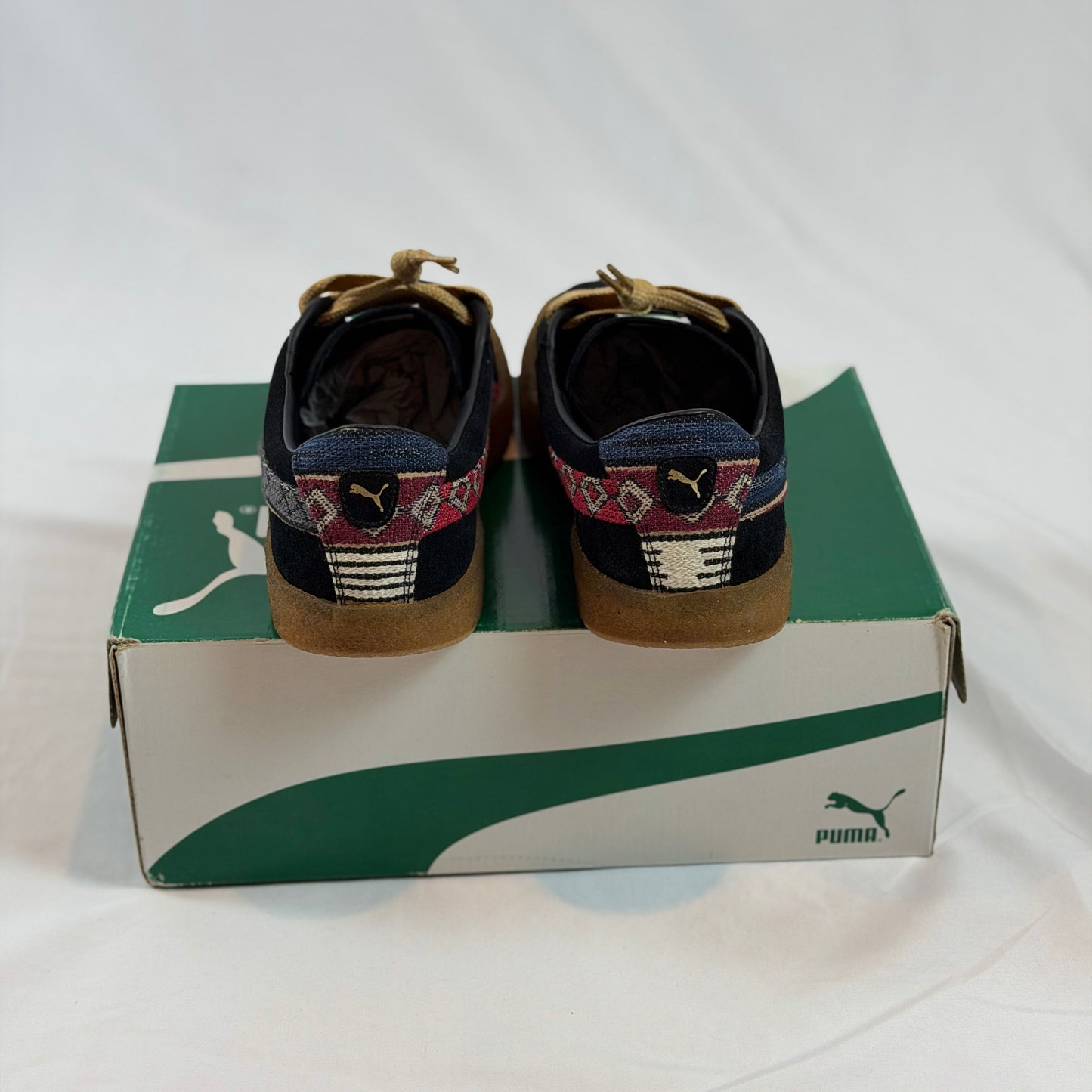 Puma Suede Crepe Pattern Black