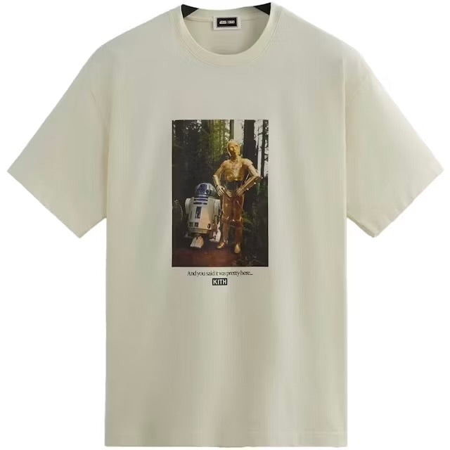 Kith T Shirt Star Wars Droids Vintage Cream