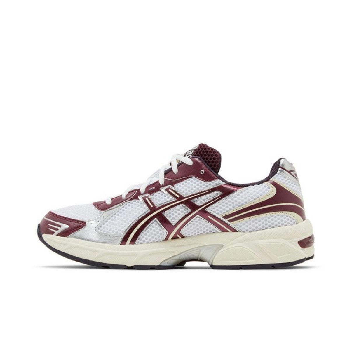 ASICS Gel-1130 White Maroon Banner