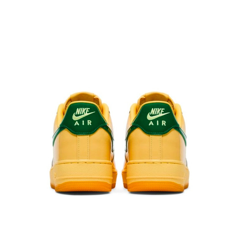 Nike Air Force 1 Low Patent Topaz Gold Pine Green