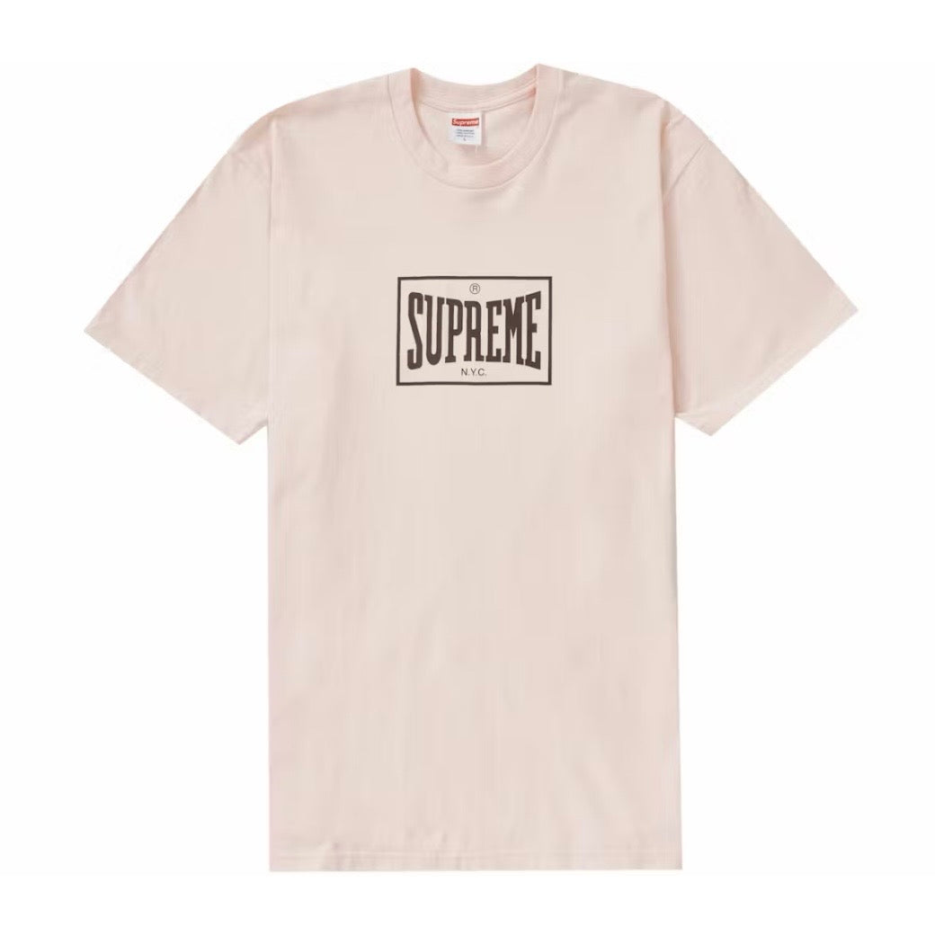 Supreme Warm Up Tee Pale Pink