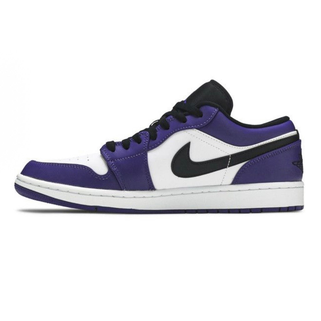 Jordan 1 Low Court Purple White