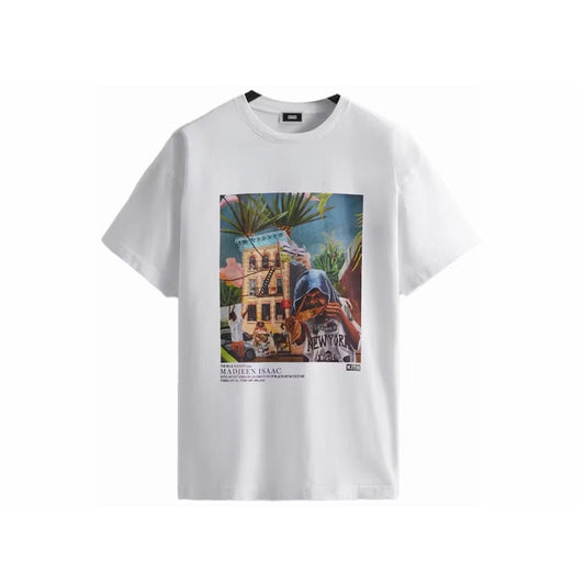 Kith Artist Series Madjeen Isaac Gallery Tee White