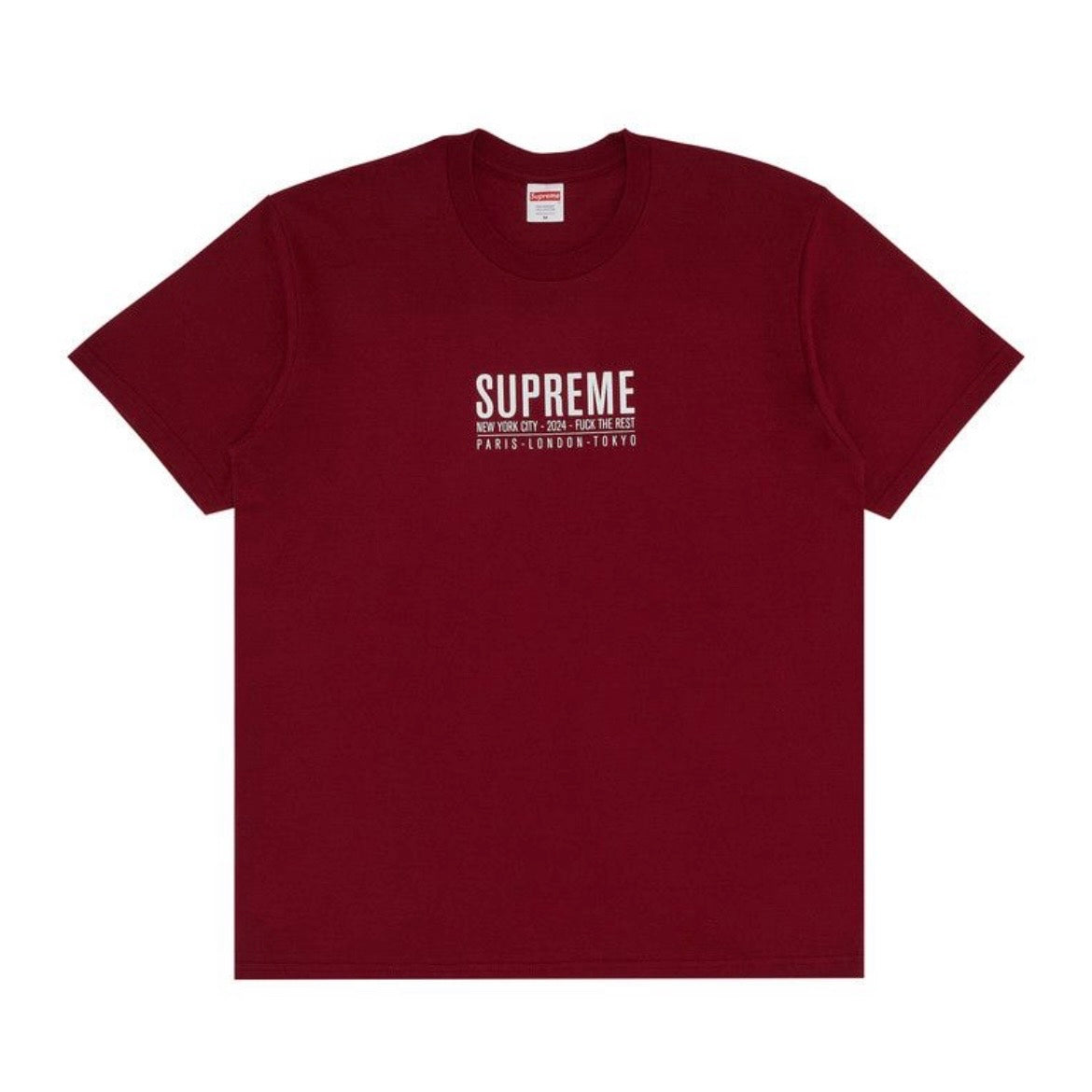 Supreme Paris Tee Cardinal