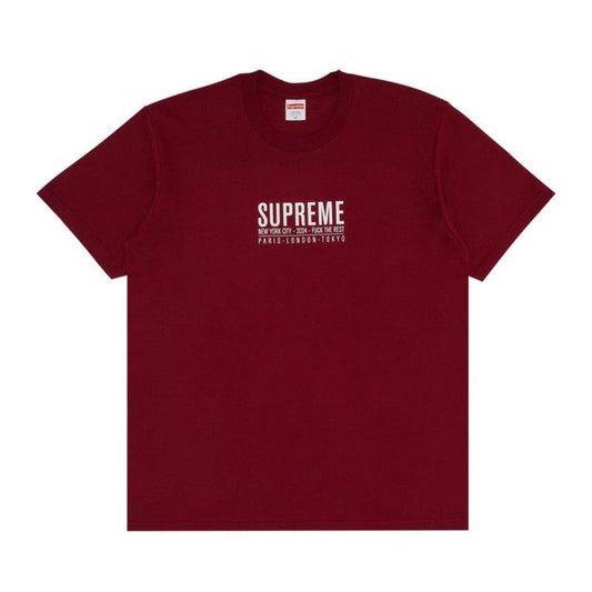 Supreme Paris Tee Cardinal