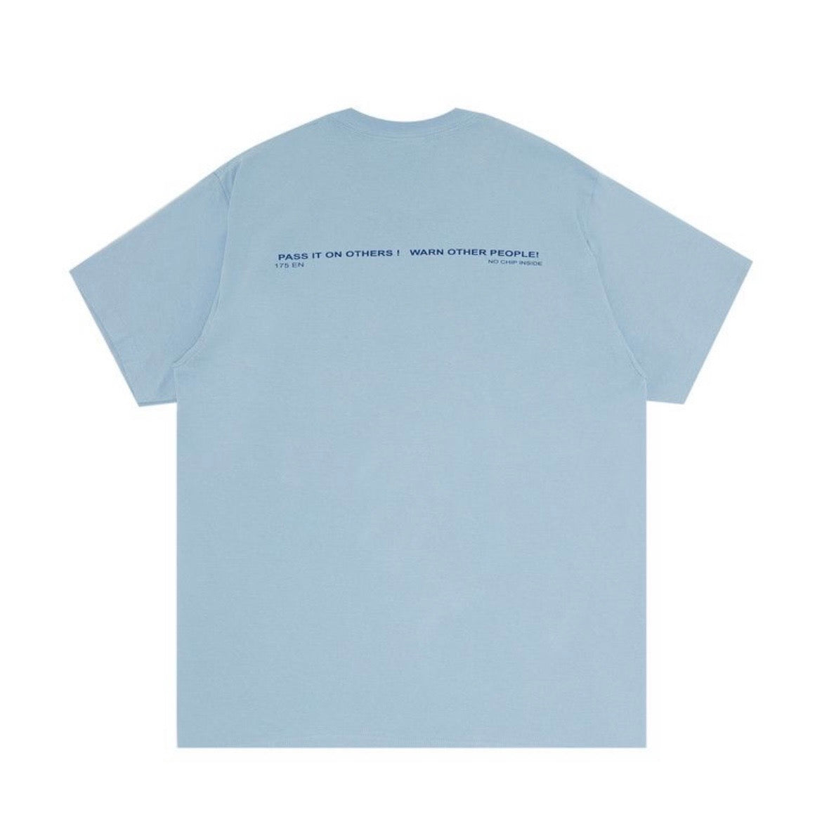 Supreme Warning Tee Dusty Blue