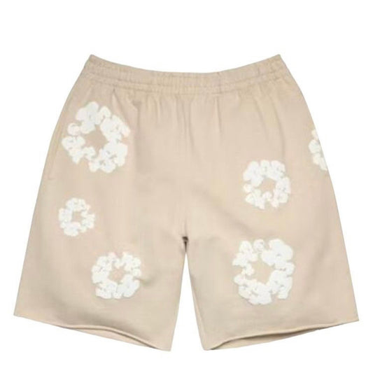 Denim Tears Cotton Wreath Sweatshorts Cream