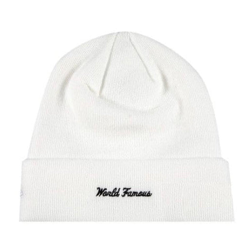 Supreme New Era Red Box Logo Beanie White