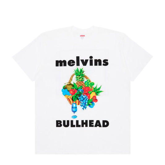 Supreme T Shirt Melvins Bullhead White