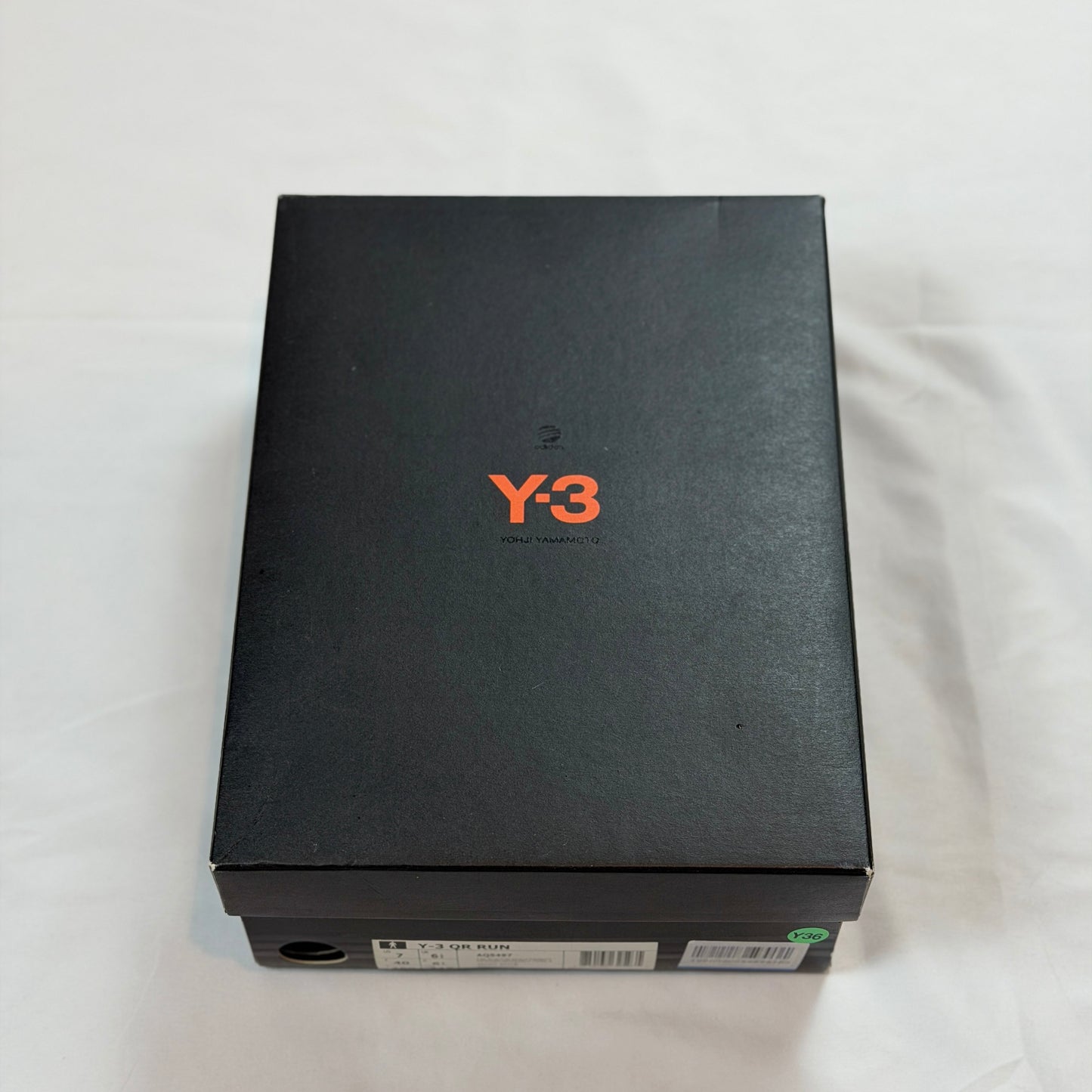 Adidas Y-3 QR Run Black White (Pre-Owned)