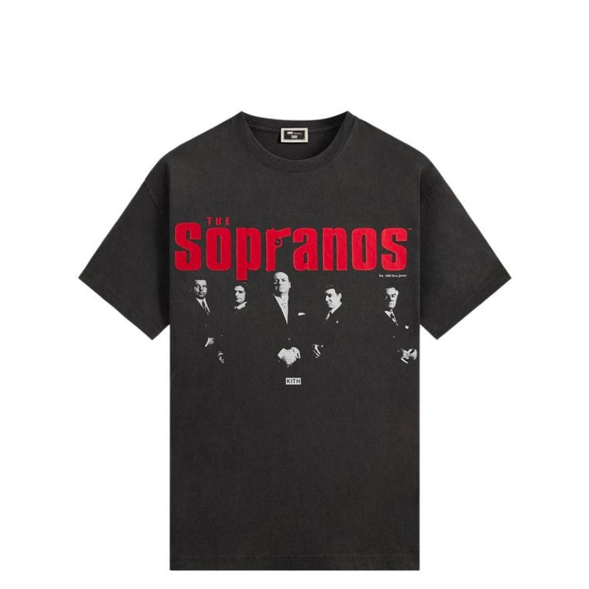 Kith T Shirt The Sopranos Est. 1990 Poster Vintage Black
