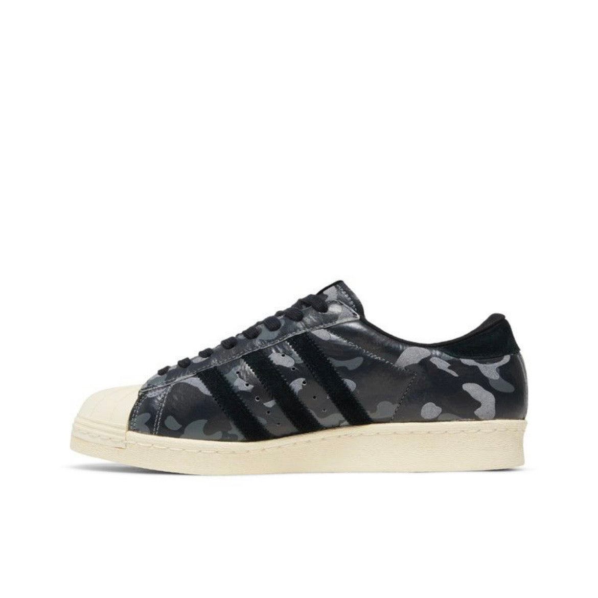 Adidas Superstar 80s x Undefeated x Bape Black Camo