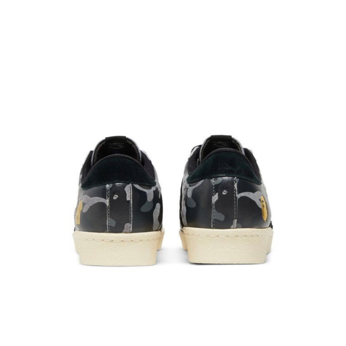 Adidas Superstar 80s x Undefeated x Bape Black Camo