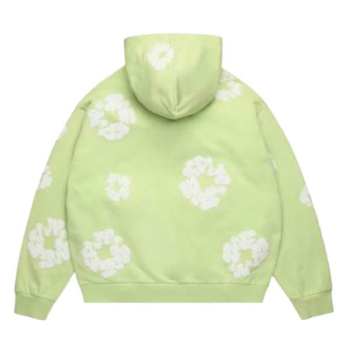 Denim Tears Cotton Wreath Zip Hoodie Mint