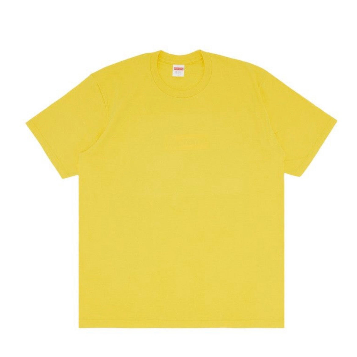 Supreme Tonal Box Logo Tee Yellow