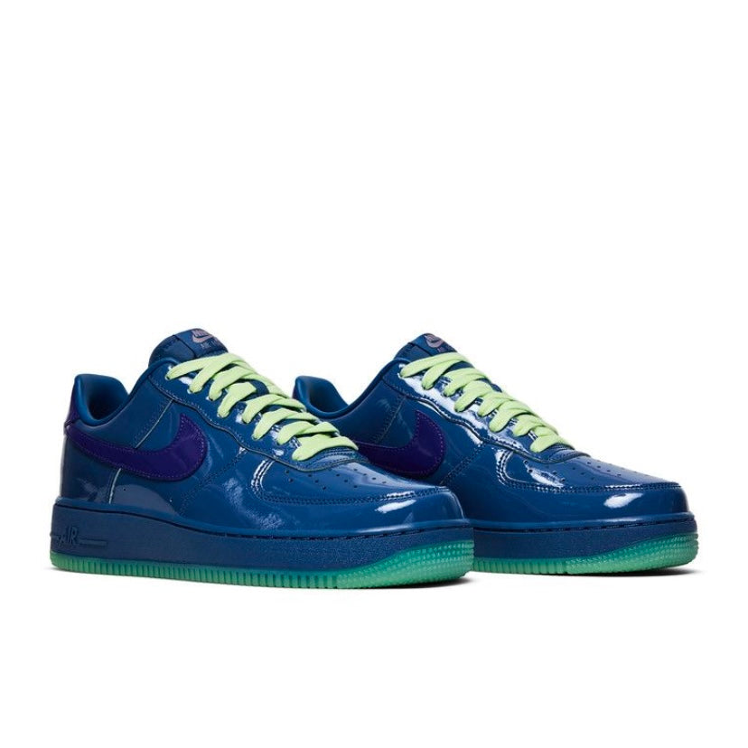 Nike Air Force 1 Low Patent Leather Mystic Navy Ice Grape