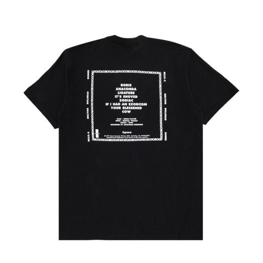 Supreme T Shirt Melvins Bullhead Black